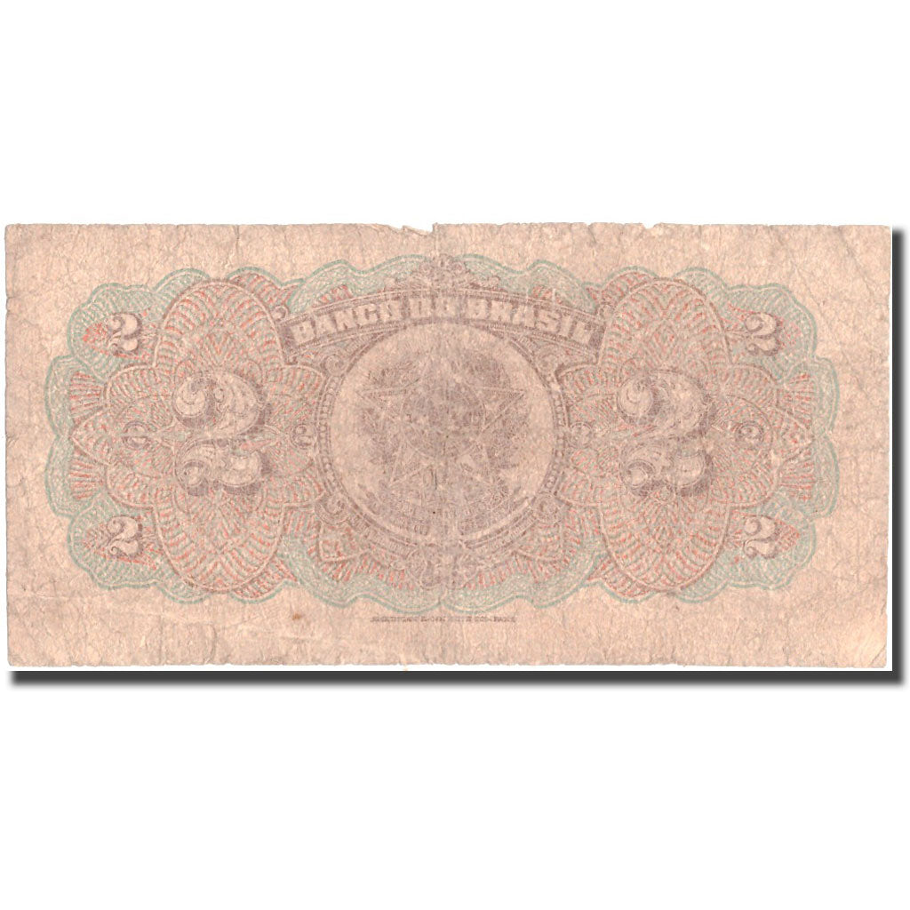 Banknote, Brazil, 2 Mil Reis, undated (1923), KM:111a, VG(8-10)
