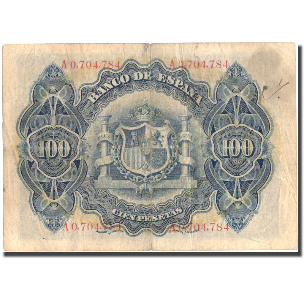 Billete, 100 Pesetas, 1906, España, 1906-06-30, KM:59a, BC