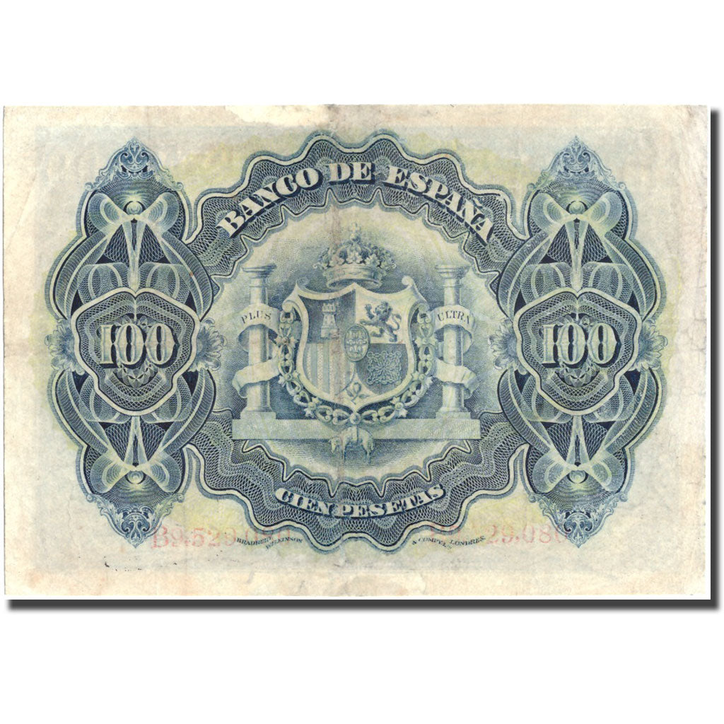 Banknote, Spain, 100 Pesetas, 1906, 1906-06-30, KM:59a, EF(40-45)