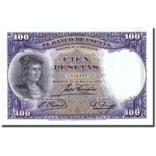 Banknote, Spain, 100 Pesetas, 1931, 1931-04-25, KM:83, UNC(64)