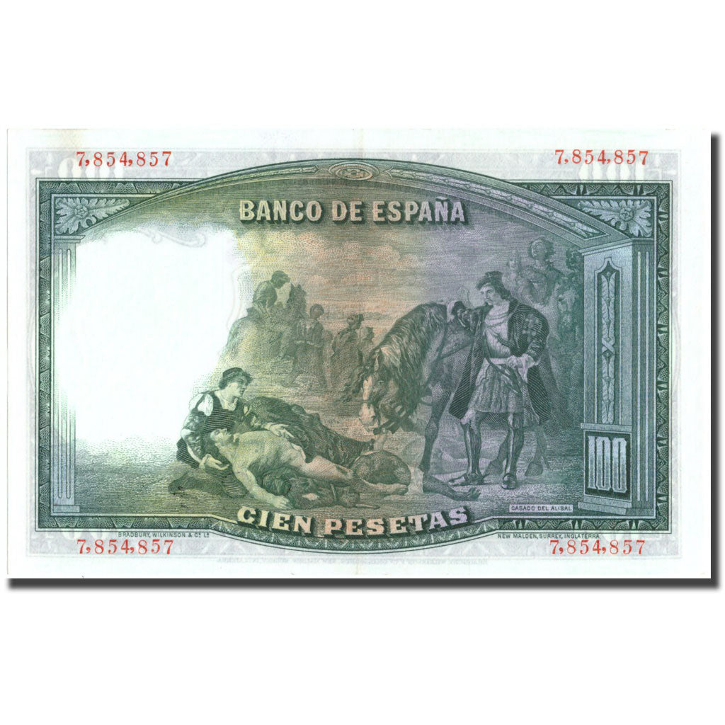 Banknote, Spain, 100 Pesetas, 1931, 1931-04-25, KM:83, UNC(64)