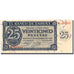 Billet, Espagne, 25 Pesetas, 1936, 1936-11-21, KM:99a, SUP