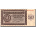 Banknote, Spain, 50 Pesetas, 1936, 1936-11-21, KM:100a, EF(40-45)