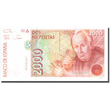 Geldschein, Spanien, 2000 Pesetas, 1992, 1992-04-24, KM:164, UNZ