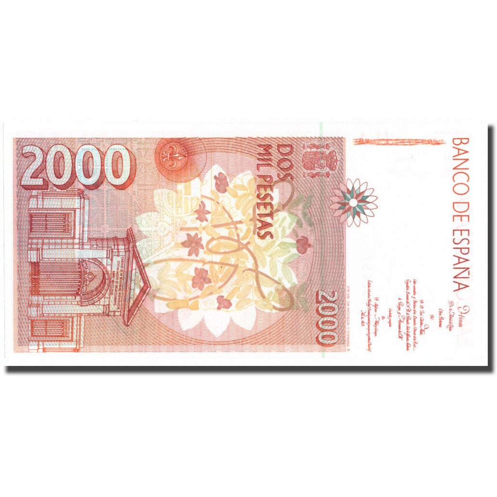 Geldschein, Spanien, 2000 Pesetas, 1992, 1992-04-24, KM:164, UNZ