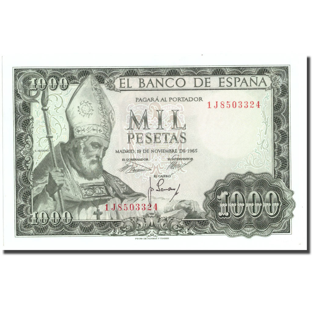 Banconote, Spagna, 1000 Pesetas, 1965, 1965-11-19, KM:151, SPL