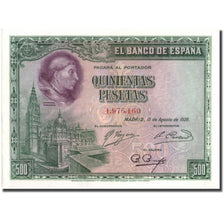 Geldschein, Spanien, 500 Pesetas, 1928, 1928-08-15, KM:77a, UNZ-