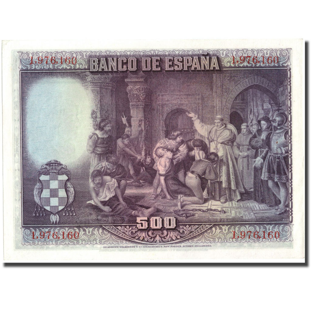Geldschein, Spanien, 500 Pesetas, 1928, 1928-08-15, KM:77a, UNZ-