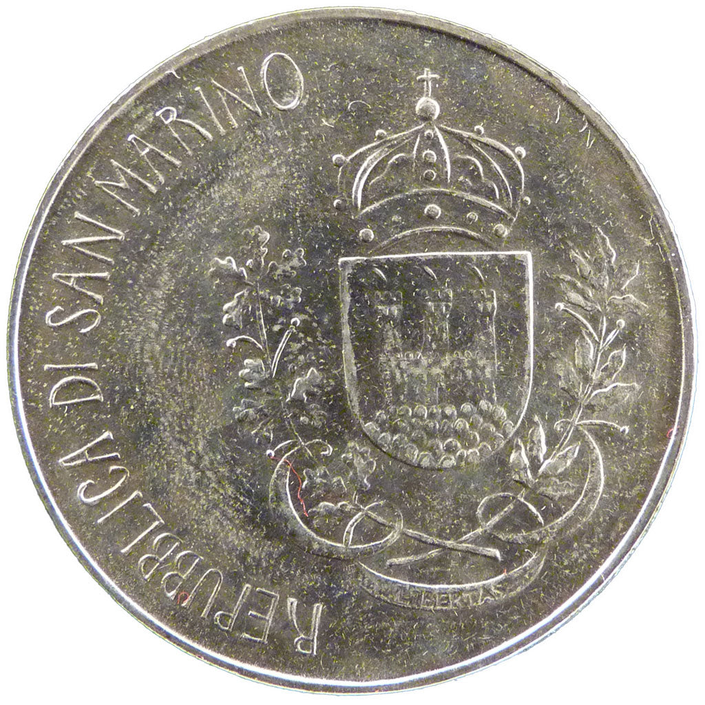 SAN MARINO, 500 Lire, 1981, KM #125, MS(60-62), Silver, 29, 11.00