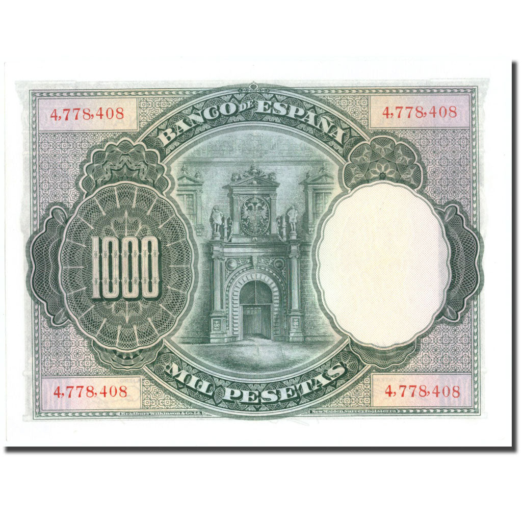 Geldschein, Spanien, 1000 Pesetas, 1925, 1925-07-01, KM:70c, graded, PMG