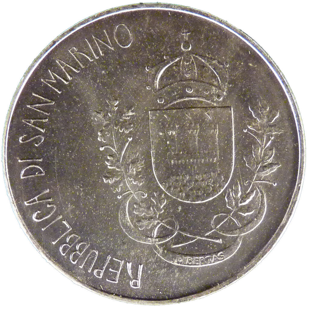 San Marino, 500 Lire, 1981, KM #124, MS(60-62), Silver, 29, 11.00