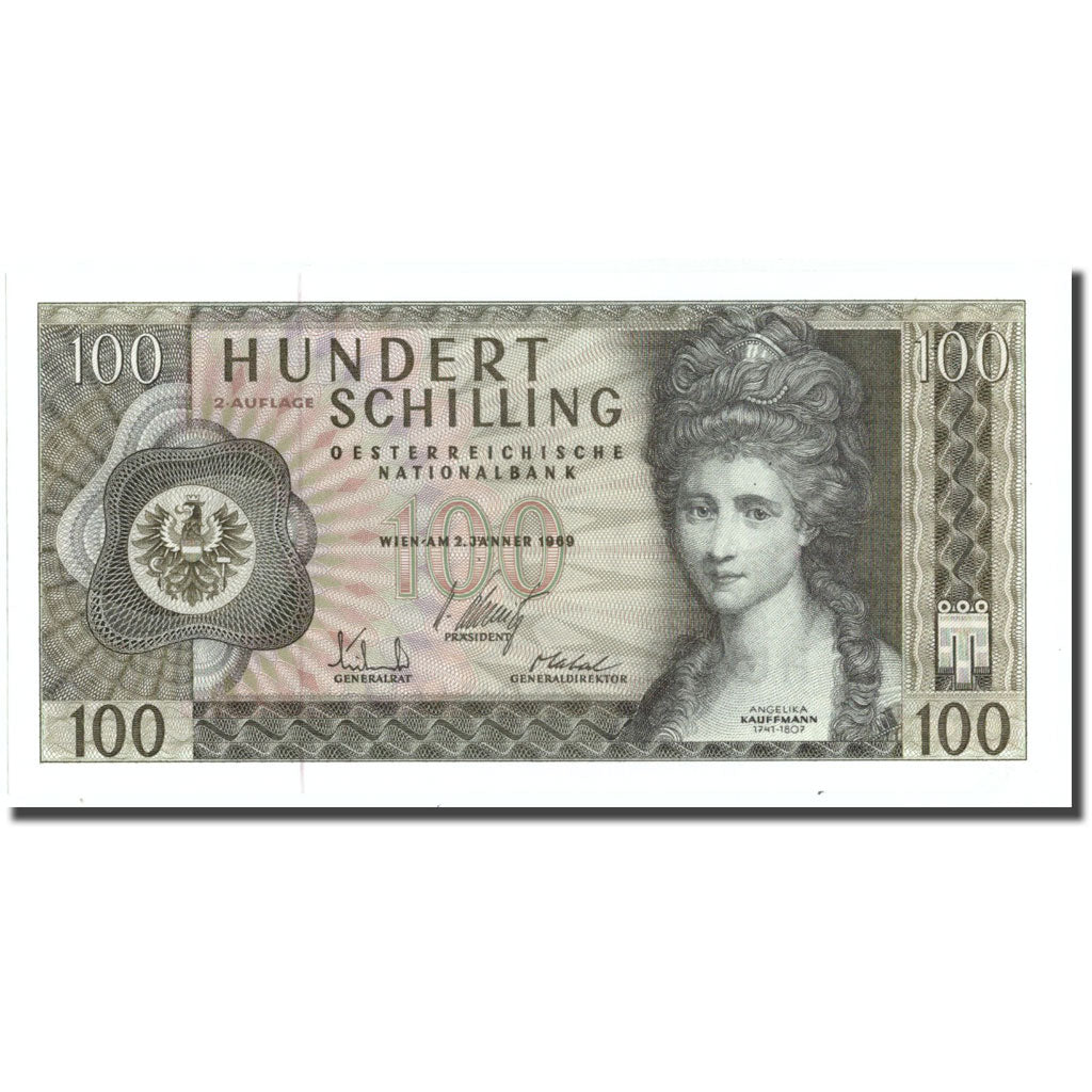 Geldschein, Österreich, 100 Schilling, 1969, 1969, KM:146a, UNZ