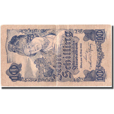 Geldschein, Österreich, 10 Schilling, 1945, 1945-05-29, KM:114, S+