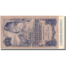 Banknote, Austria, 10 Schilling, 1945, 1945-05-29, KM:115, VF(30-35)