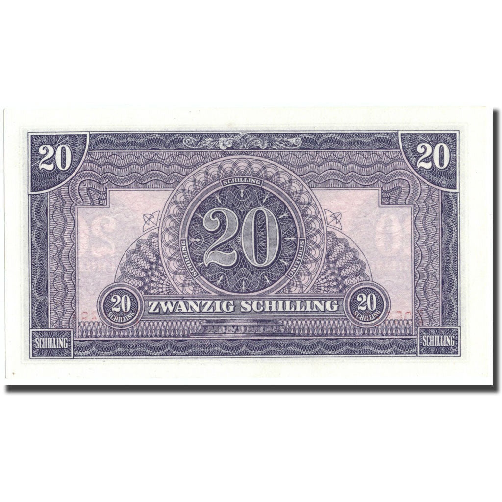 Banknote, Austria, 20 Schilling, 1944, 1944, KM:107, UNC(64)