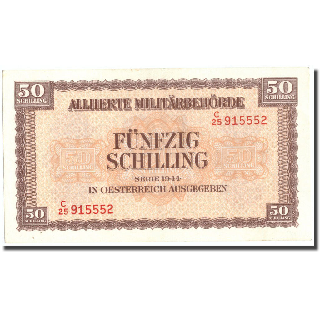 Banknote, Austria, 50 Schilling, 1944, 1944, KM:109, AU(55-58)