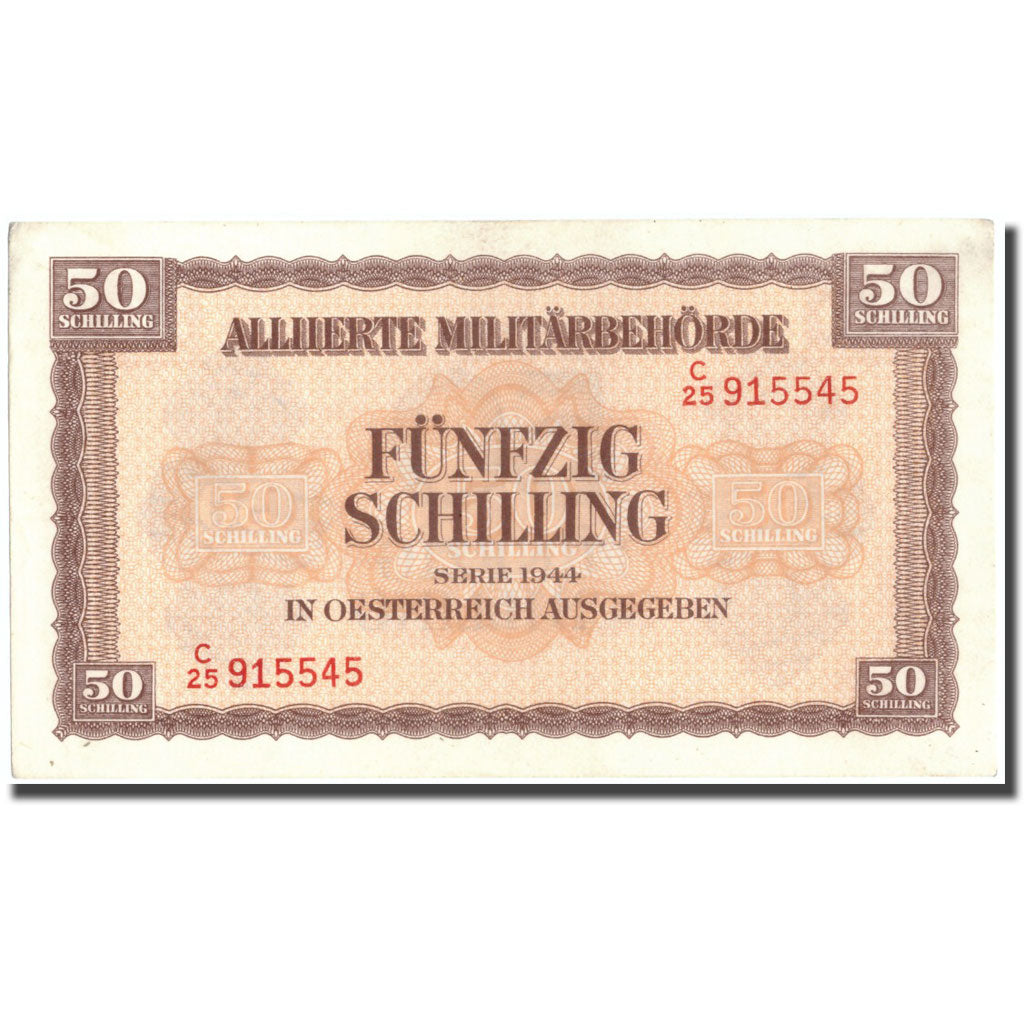 Geldschein, Österreich, 50 Schilling, 1944, 1944, KM:109, SS+
