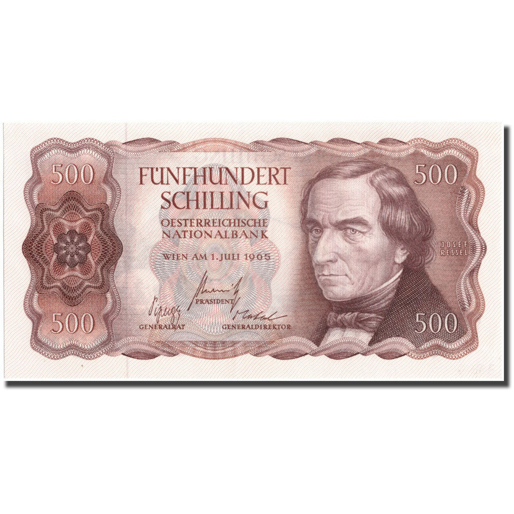 Geldschein, Österreich, 500 Schilling, 1965, 1965-04-01, KM:139a, UNZ-