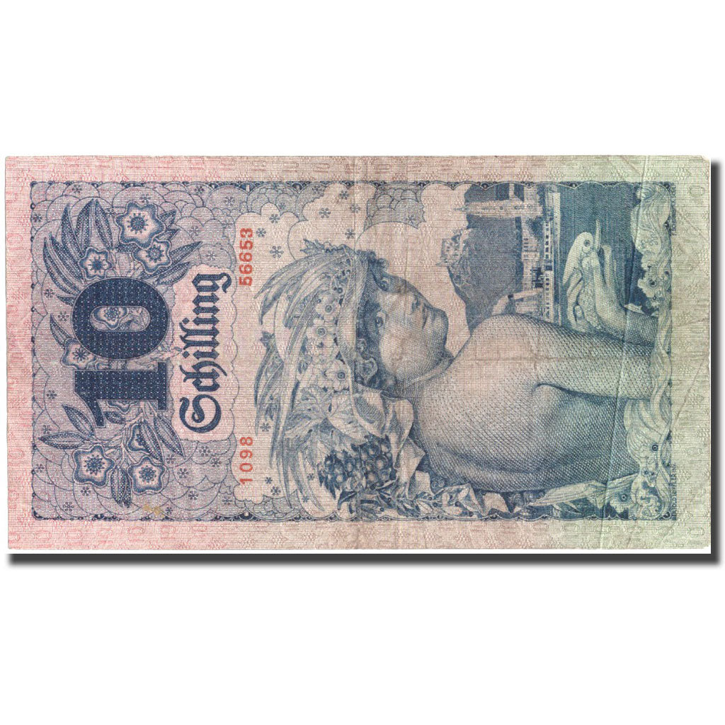 Banknote, Austria, 10 Schilling, 1927, 1927-01-03, KM:94, VF(20-25)