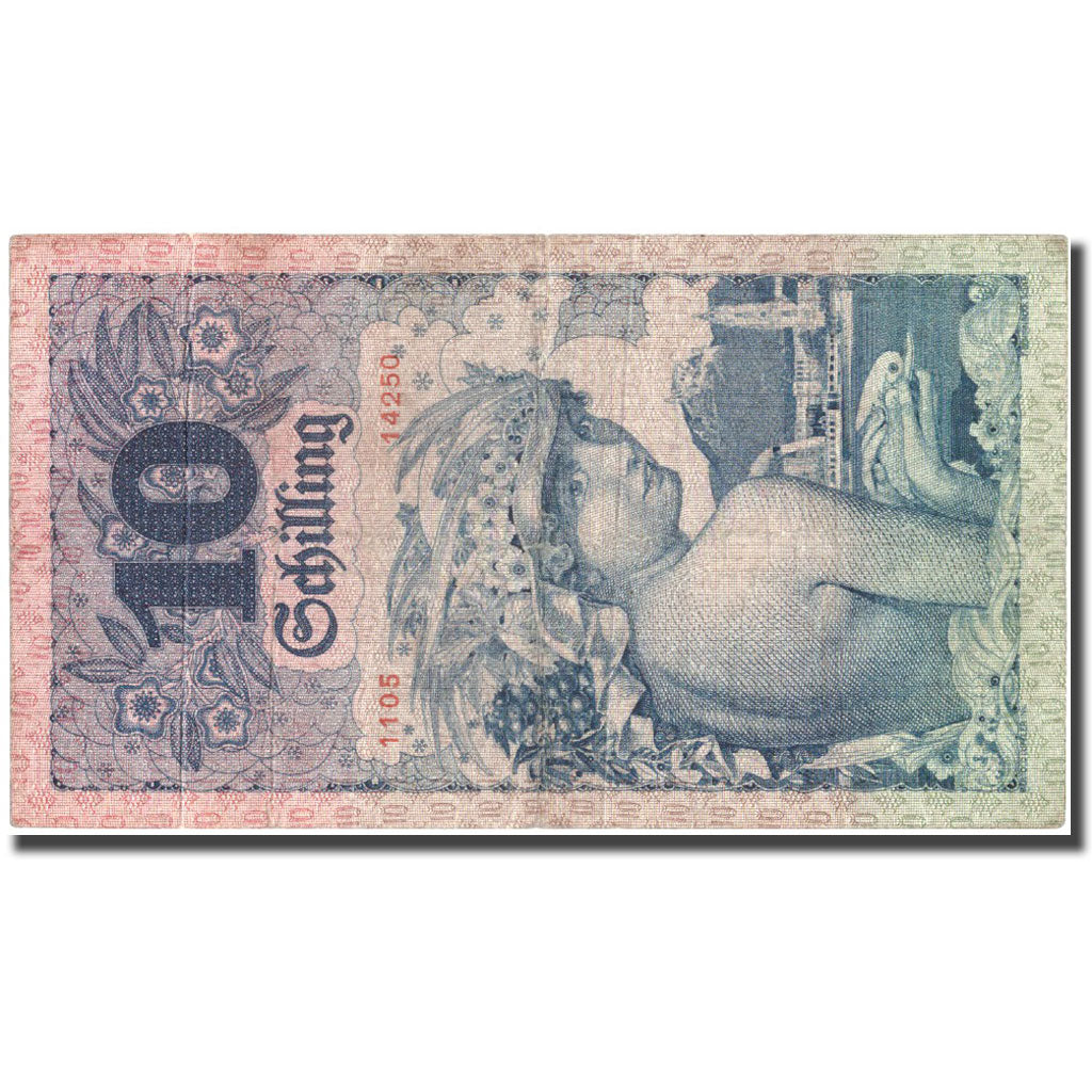Banknote, Austria, 10 Schilling, 1927, 1927-01-03, KM:94, VF(20-25)