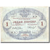 Biljet, Montenegro, 1 Perper, 1914, 1914, KM:15, TTB