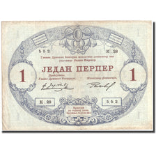 Billet, Montenegro, 1 Perper, 1914, 1914, KM:15, TB+