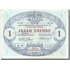 Geldschein, Montenegro, 1 Perper, 1914, 1914, KM:15, SS+