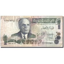 Banknote, Tunisia, 1 Dinar, 1973, 1973-10-15, KM:70, VF(30-35)
