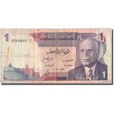 Banconote, Tunisia, 1 Dinar, 1972, 1972-08-03, KM:67a, B+