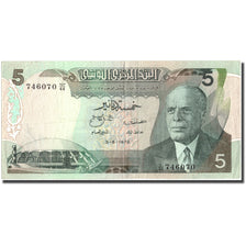 Banconote, Tunisia, 5 Dinars, 1972, 1972-08-03, KM:68a, BB