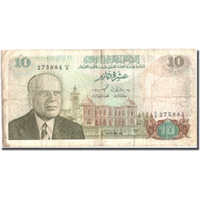 Banknote, Tunisia, 10 Dinars, 1980, 1980-10-15, KM:76, F(12-15)