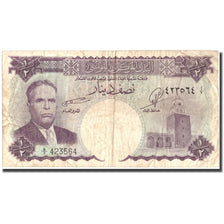 Geldschein, Tunesien, 1/2 Dinar, KM:57, SGE+