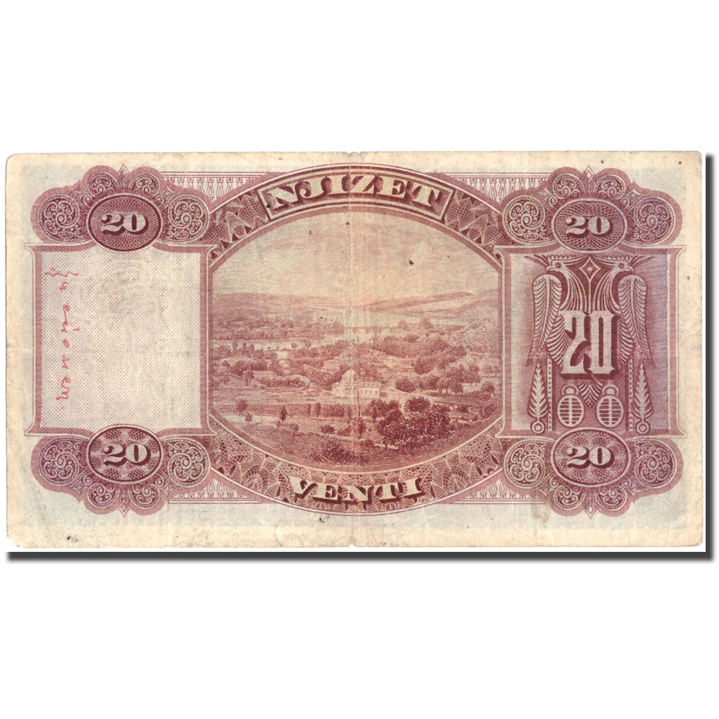 Geldschein, Albania, 20 Franka Ari, KM:12b, SS