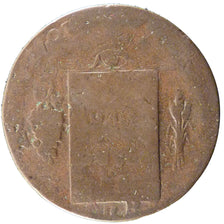 Saint-Domingue (Haiti), 1 Sou, 1801, B, Bronzo, Lecompte:12