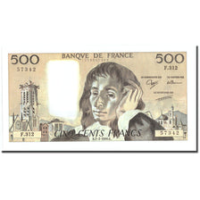 France, 500 Francs, 500 F 1968-1993 ''Pascal'', 1990, 1990-02-01, UNC(60-62)