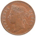 STRAITS SETTLEMENTS, Cent, 1876, KM #9, AU(55-58), Copper, 28.8, 8.90