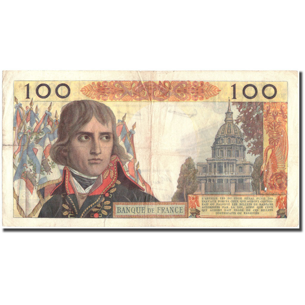 France, 100 Nouveaux Francs, 100 NF 1959-1964 ''Bonaparte'', 1962, 1962-10-04