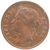 STRAITS SETTLEMENTS, Cent, 1891, KM #16, EF(40-45), Bronze, 29, 9.20
