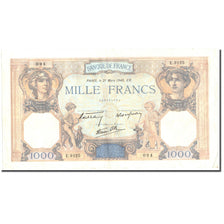 Frankreich, 1000 Francs, 1 000 F 1927-1940 ''Cérès et Mercure'', 1940