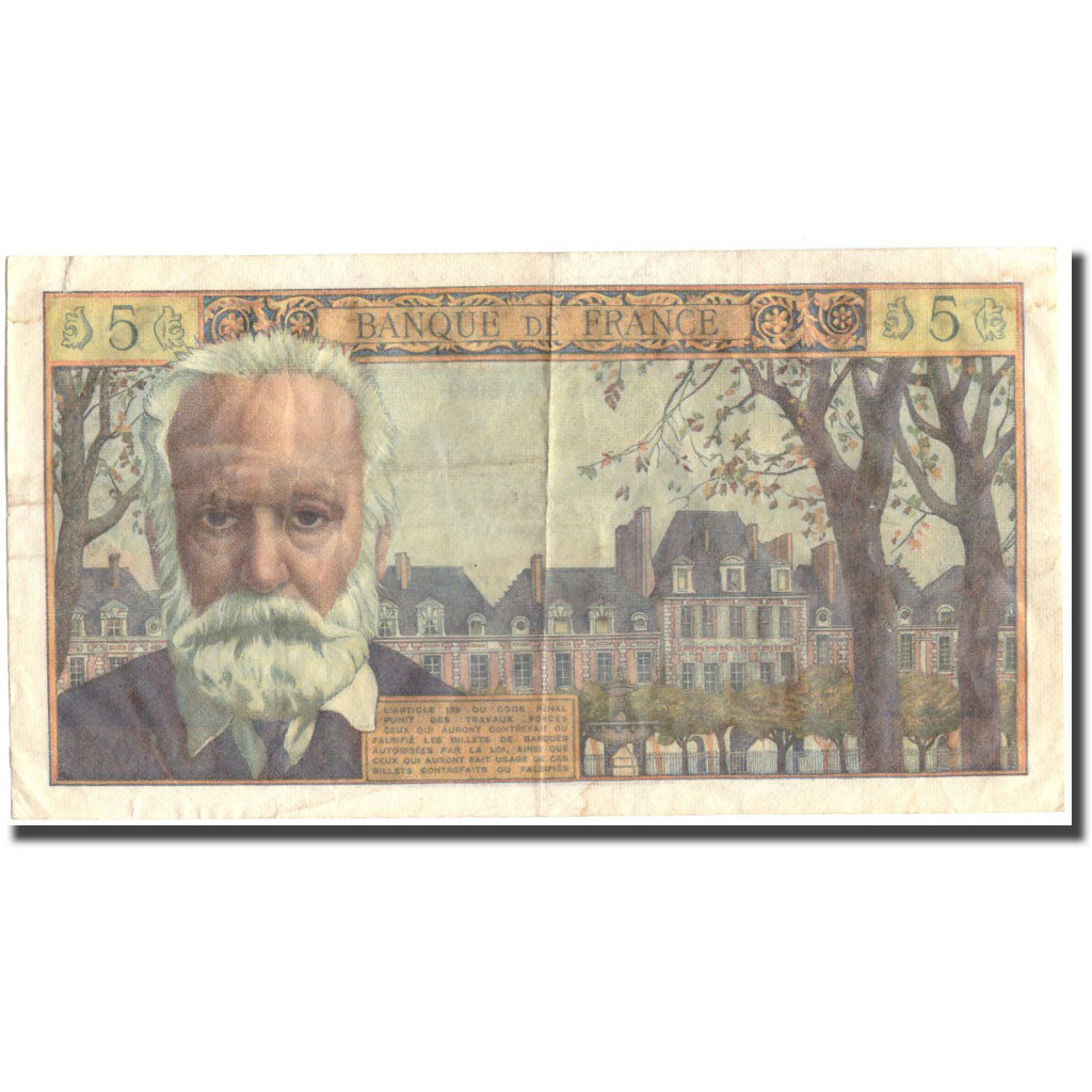 Francia, 5 Nouveaux Francs, 5 NF 1959-1965 ''Victor Hugo'', 1961, 1961-11-02