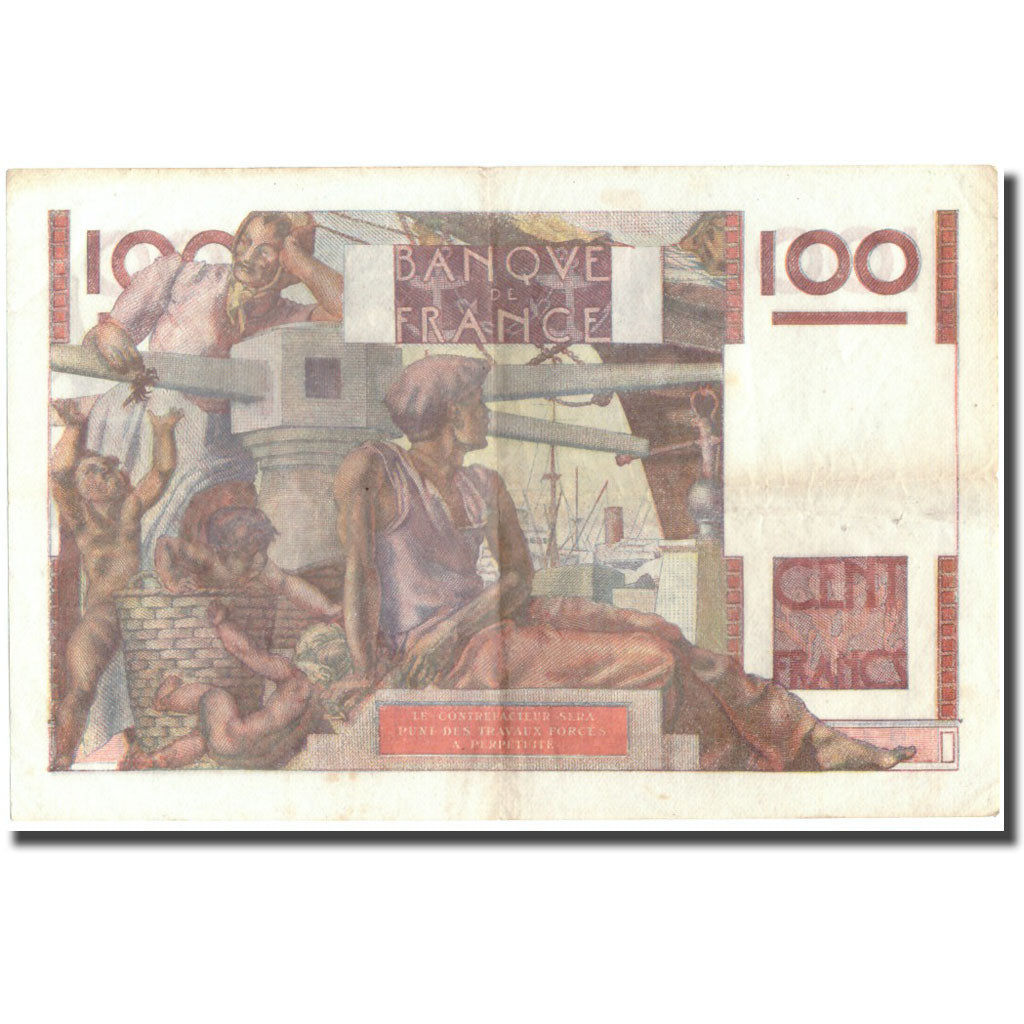 France, 100 Francs, 100 F 1945-1954 ''Jeune Paysan'', 1949, 1949-02-17