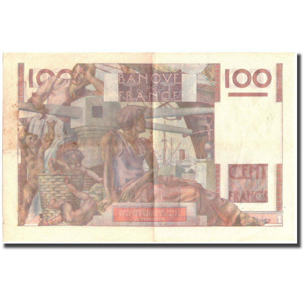 France, 100 Francs, 100 F 1945-1954 ''Jeune Paysan'', 1953, 1953-01-02