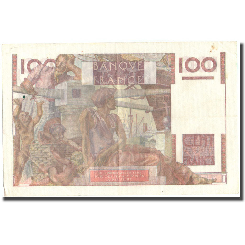 Francia, 100 Francs, 100 F 1945-1954 ''Jeune Paysan'', 1953, 1953-10-01, BB