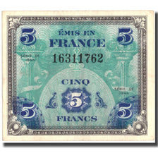 France, 5 Francs, 1944 Flag/France, 1944, 1944, EF(40-45), Fayette:VF17.1