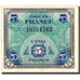 France, 5 Francs, 1944 Flag/France, 1944, 1944, EF(40-45), Fayette:VF17.1