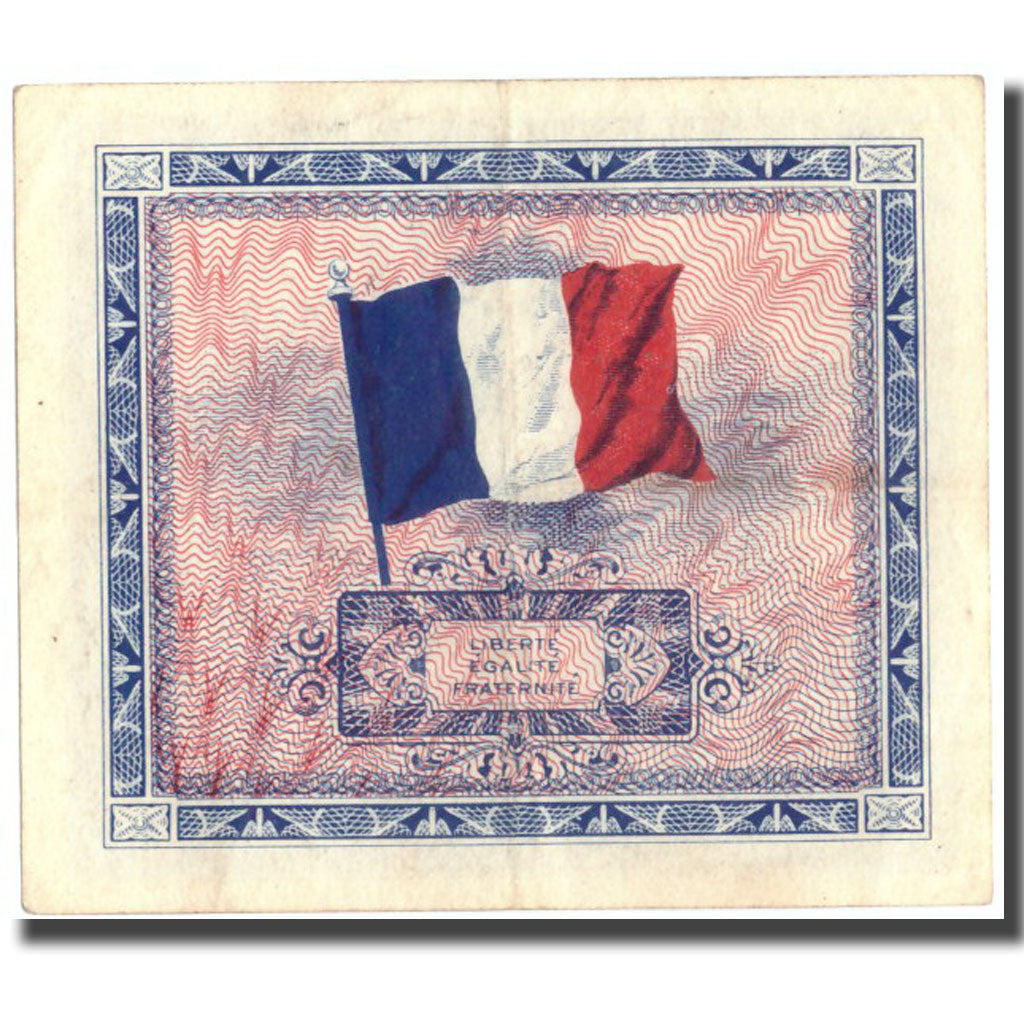 France, 5 Francs, 1944 Flag/France, 1944, 1944, EF(40-45), Fayette:VF17.1