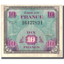Francia, 10 Francs, 1944 Flag/France, 1944, 1944, BB, Fayette:VF18.1, KM:116a