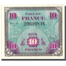 France, 10 Francs, 1944 Flag/France, 1944, 1944, EF(40-45), Fayette:VF18.1