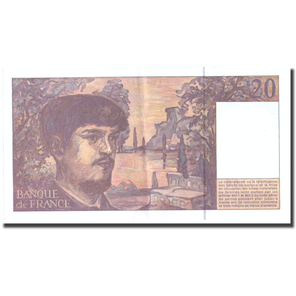 Francia, 20 Francs, 20 F 1980-1997 ''Debussy'', 1997, 1997, SPL-