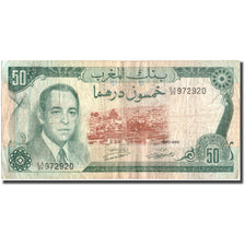 Geldschein, Marokko, 50 Dirhams, 1970, 1970, KM:58a, S